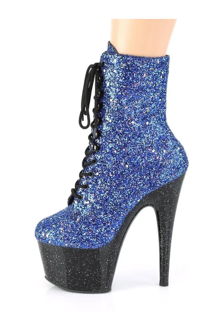 ADORE-1020MG Exotic Boot | Blue Glitter