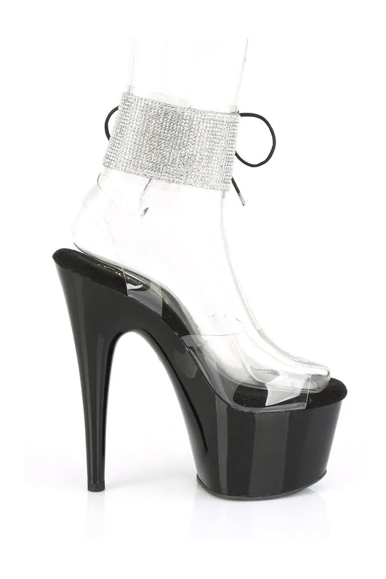 ADORE-791-2RS Exotic Sandal | Clear Vinyl