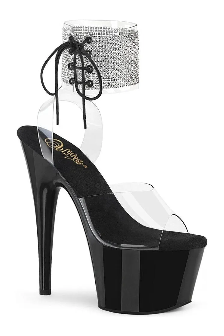 ADORE-791-2RS Exotic Sandal | Clear Vinyl