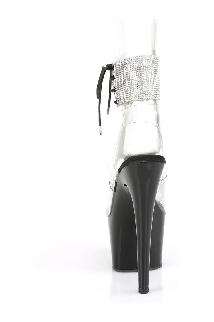 ADORE-791-2RS Exotic Sandal | Clear Vinyl