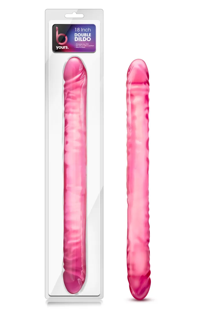 Blush B Yours Double Ended Dildo 18 Dong Lesbian Large Couples Sex Toy