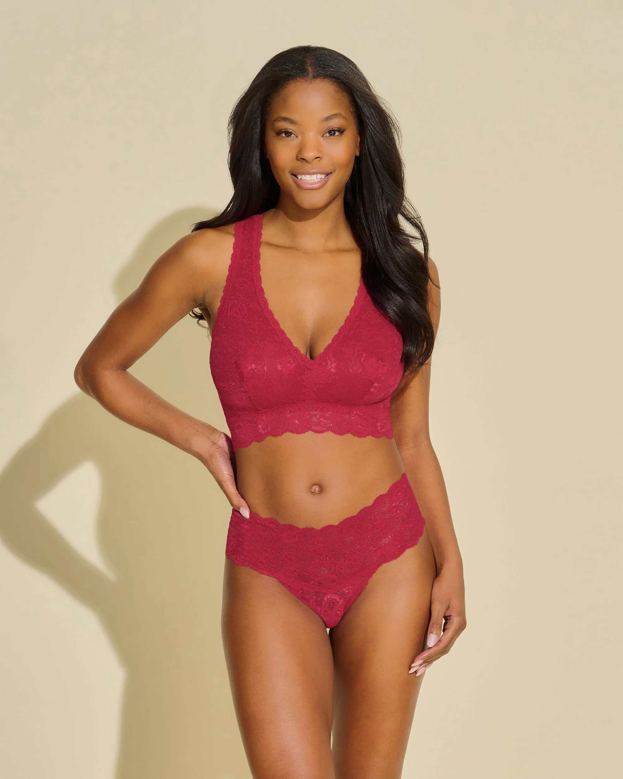 Bralette Curvy Racie Con Spalline Incrociate Bralette