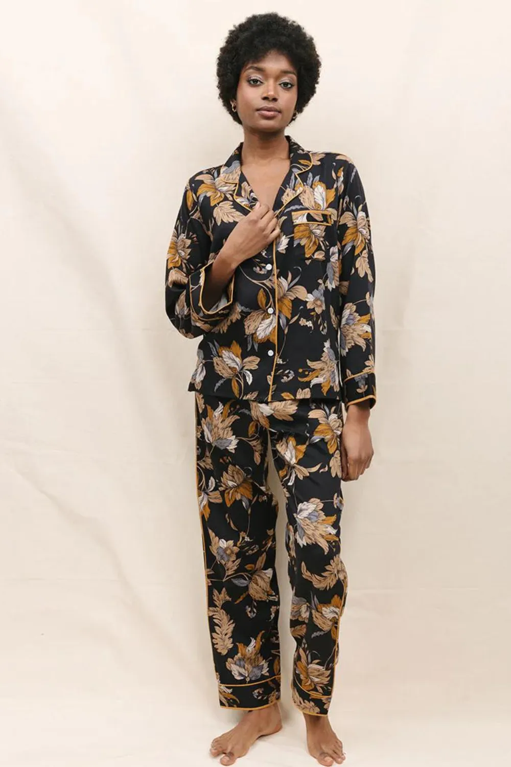 Brixton Floral Print Pyjama Set. Size UK 14