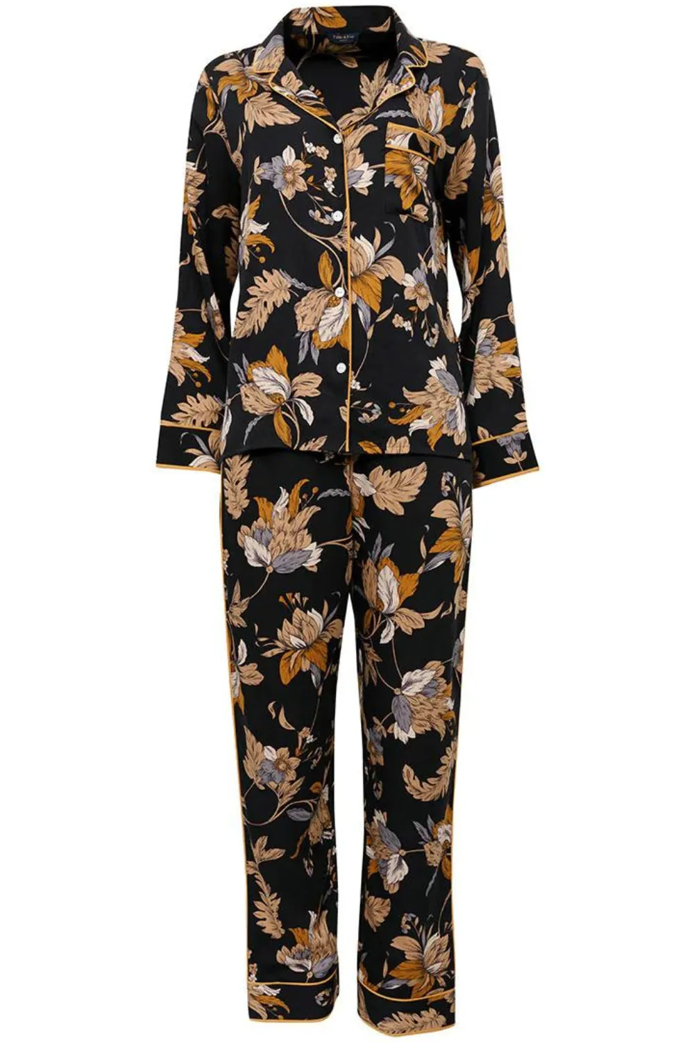 Brixton Floral Print Pyjama Set. Size UK 14