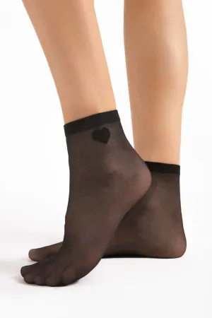 Cupido Socks 20 Denier in Black