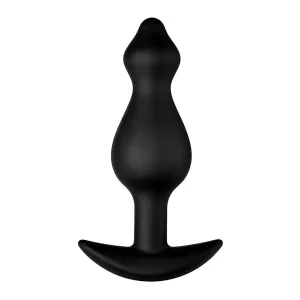 F-78: POINTEE 100% SILICONE PLUG BLACK L