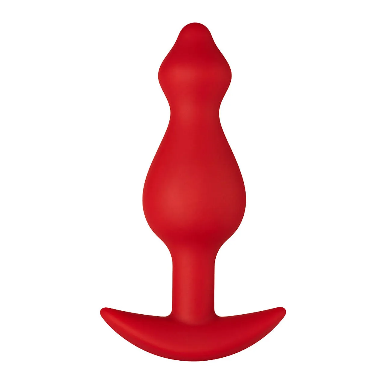 F-78: POINTEE 100% SILICONE PLUG RED M