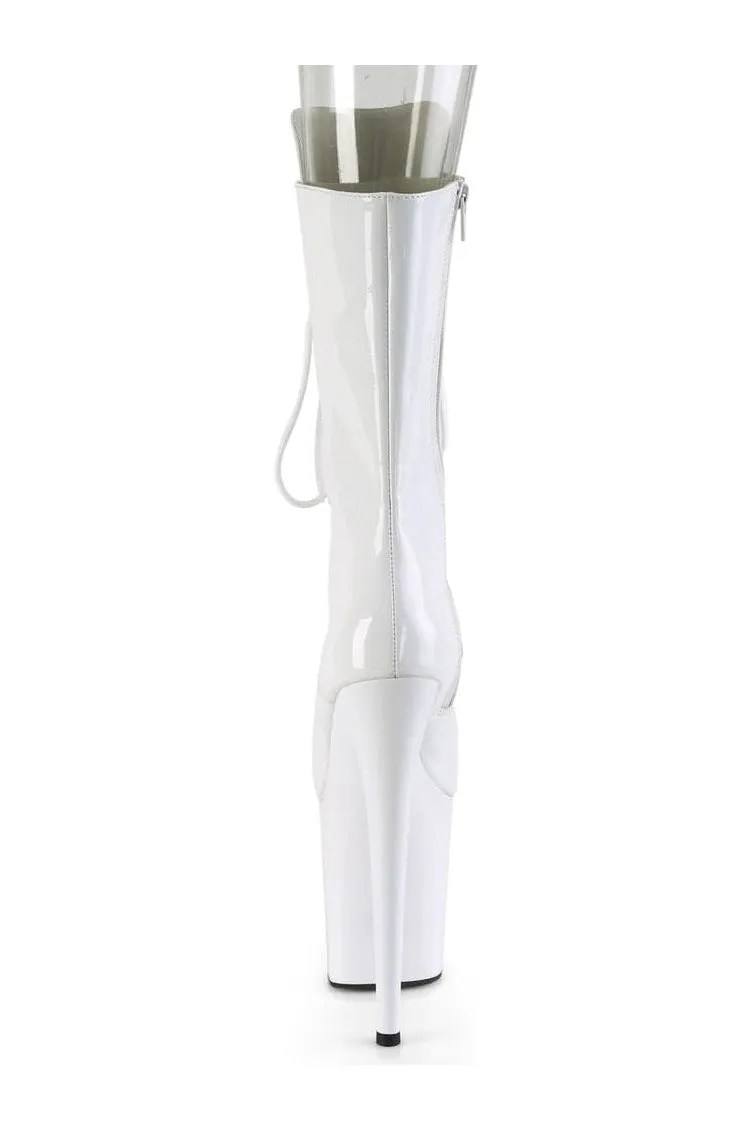 FLAMINGO-1051 Exotic Boot | White Patent