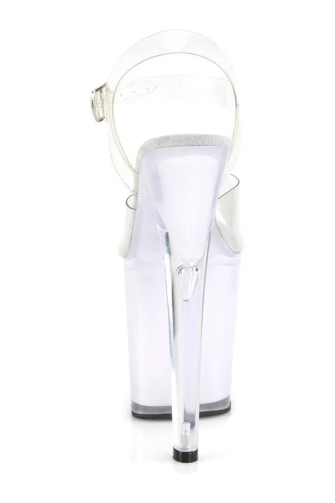 ILLUMINATOR-808 Exotic Sandal | Clear Vinyl