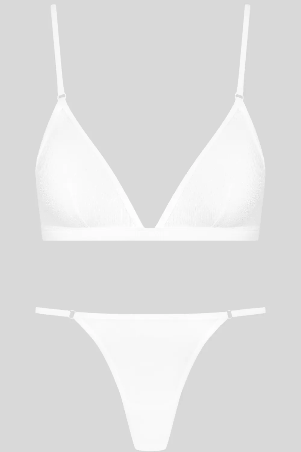 La Femme Amazone Triangle Bra & Mini Thong