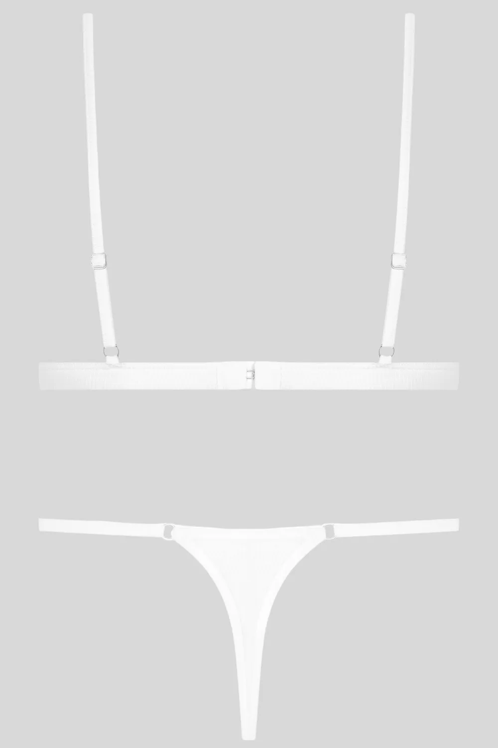 La Femme Amazone Triangle Bra & Mini Thong