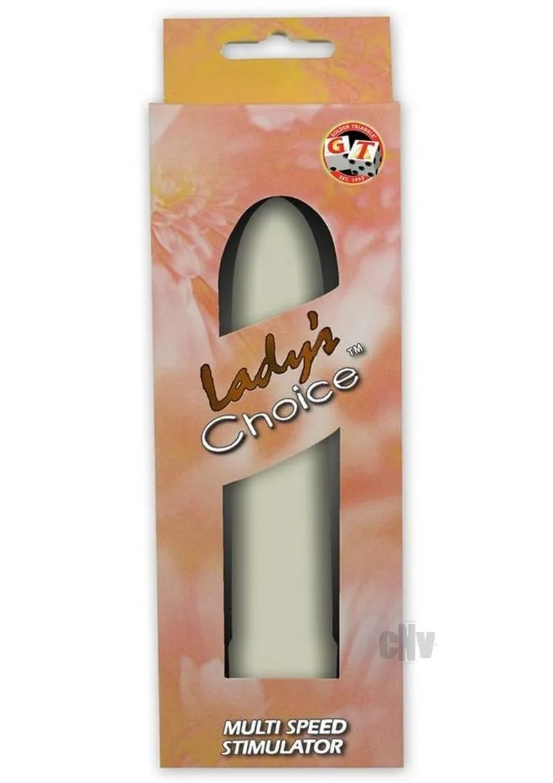 Lady's Choice Multi Speed Stimulator - Ivory