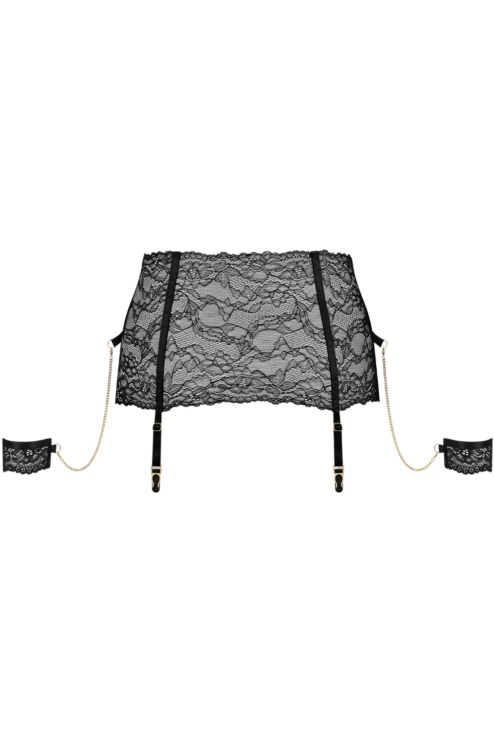 Le Petit Secret Dentelle Suspender Belt With Removable Cuffs