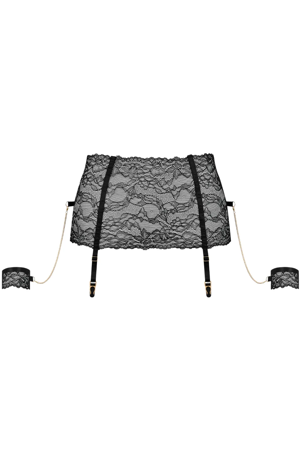 Le Petit Secret Dentelle Suspender Belt With Removable Cuffs