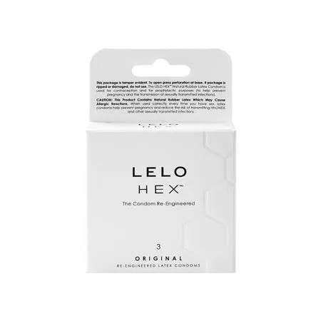 LELO Hex Condoms 3pk