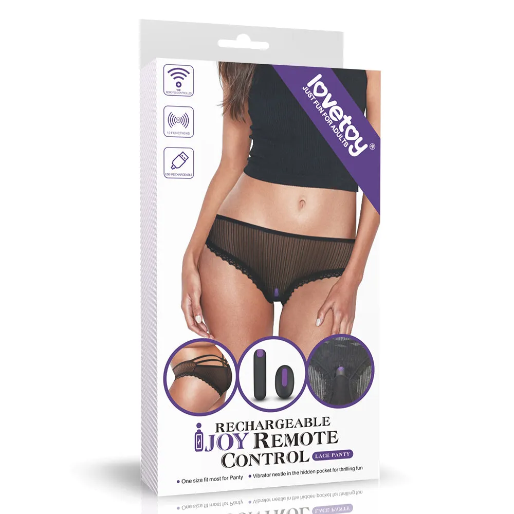 Lovetoy IJOY Remote Control Vibrating Panties Wearable Vibrator Clitoral Stimulator