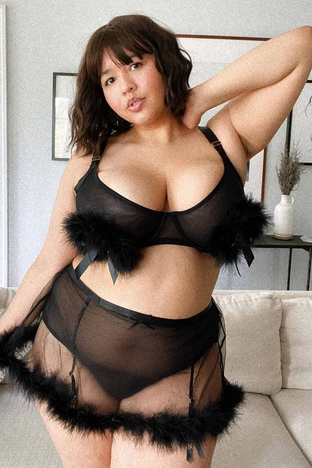 Marina Black High Waisted Brief