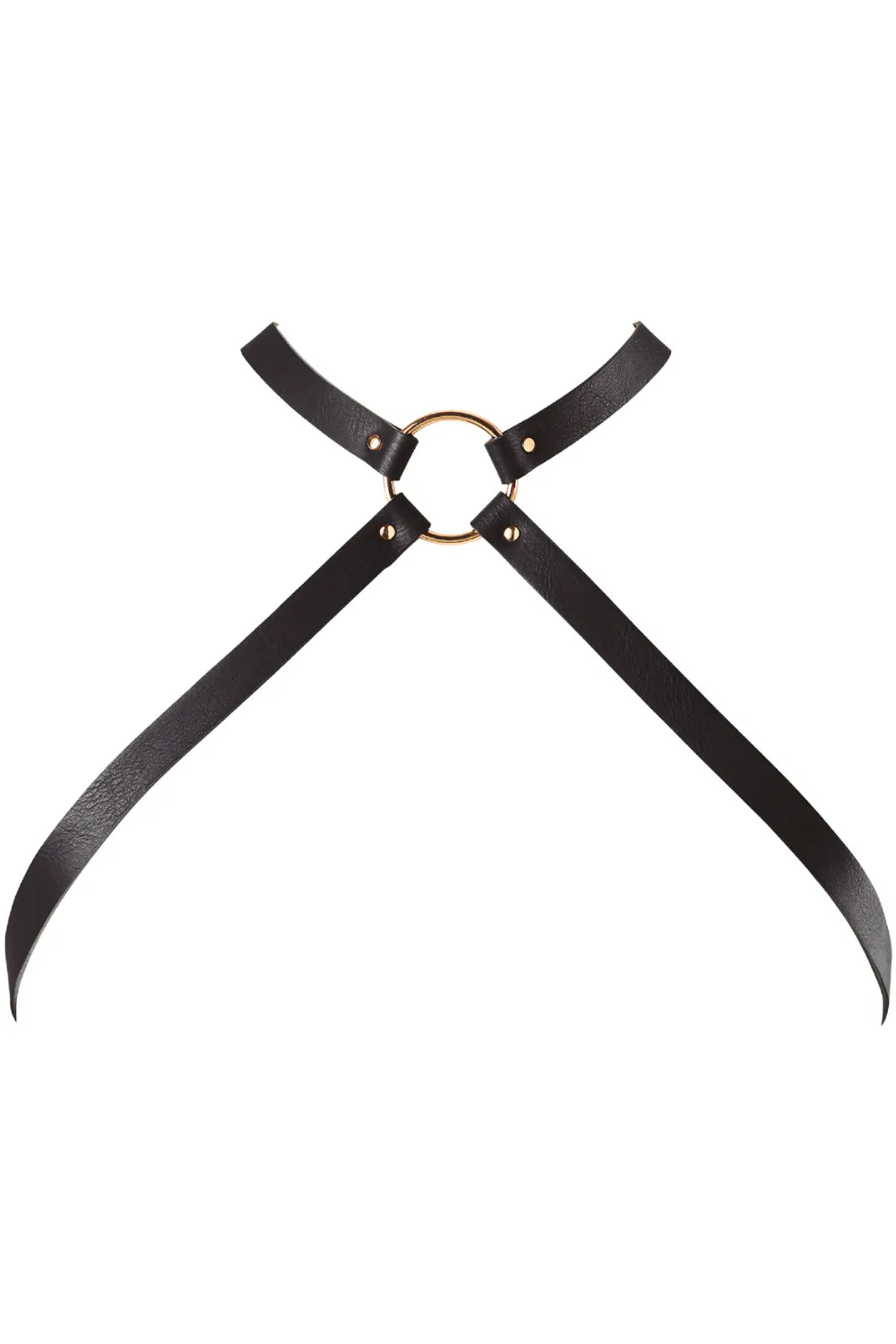 Maze Vegan Leather Cross Chest Harness