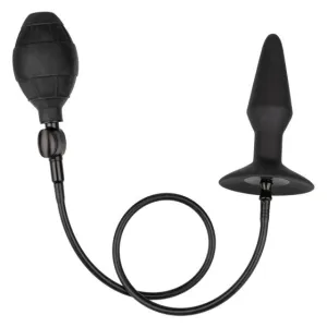 Medium Silicone Inflatable Plug - Black