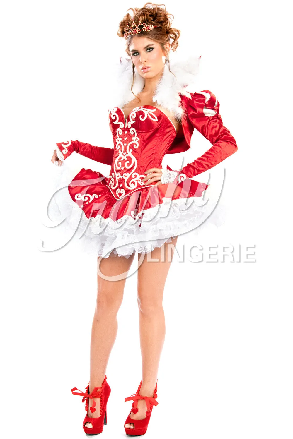 Mirror Mirror Bolero with Feathers