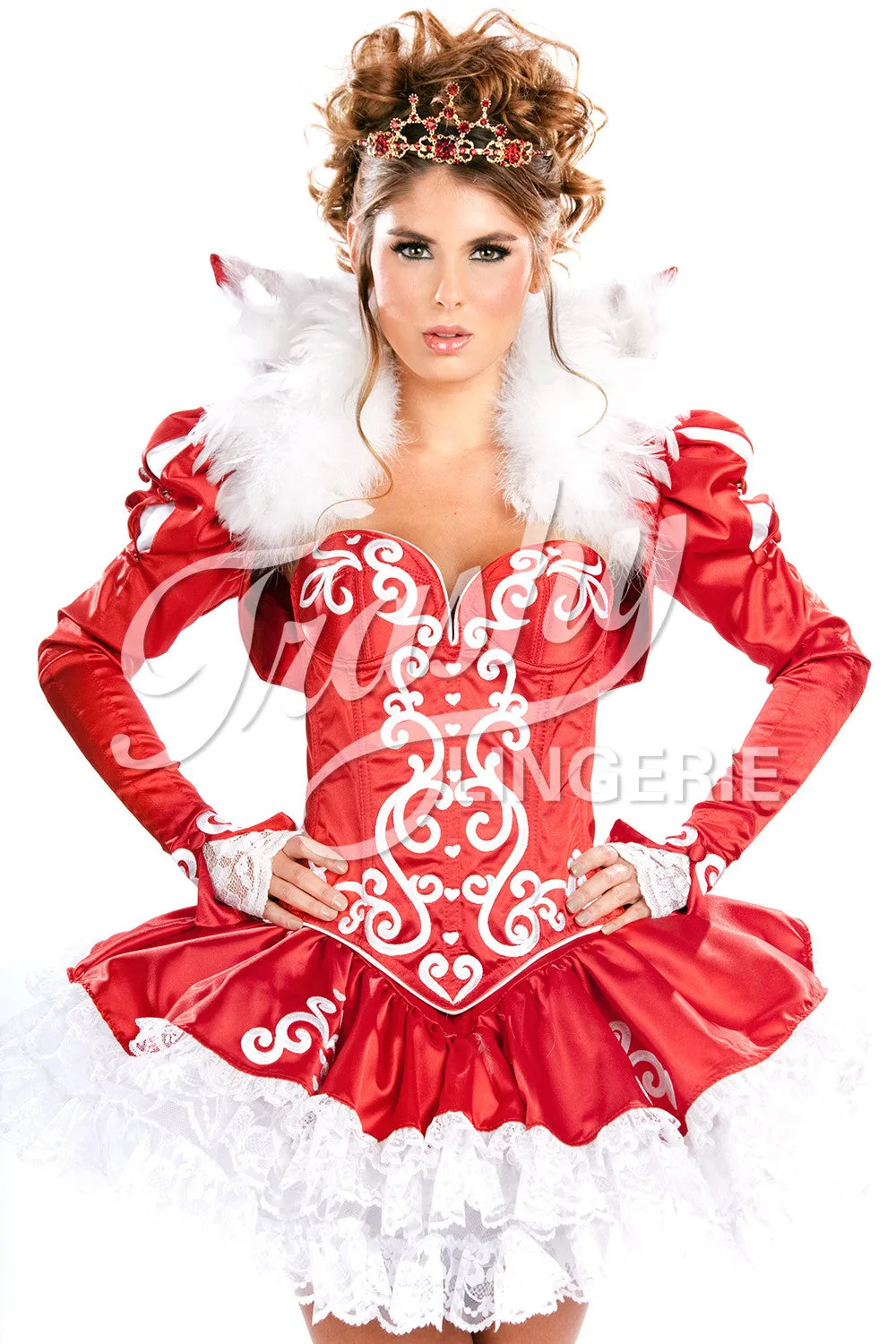 Mirror Mirror Bolero with Feathers