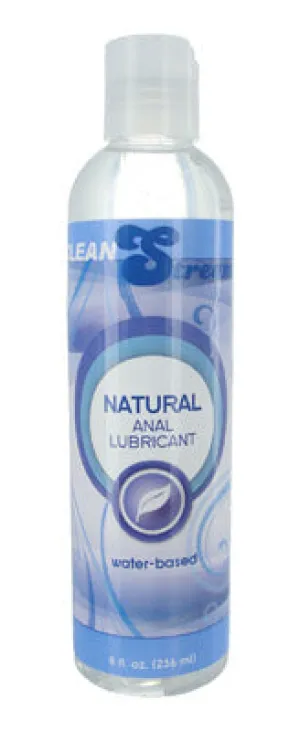 Natural Water Based Anal Lubricant 8 Oz