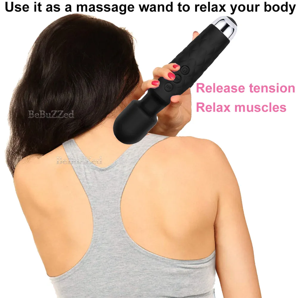 NEW Powerful Cordless Massage Magic Body Wand Personal Massager Waterproof USB