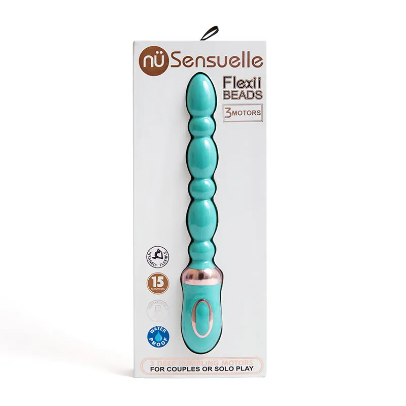 Nu Sensuelle Flexii Beads Rechargeable Electric Blue