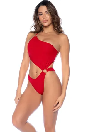 One-Piece Swimsuit with Luxe Cut-Out