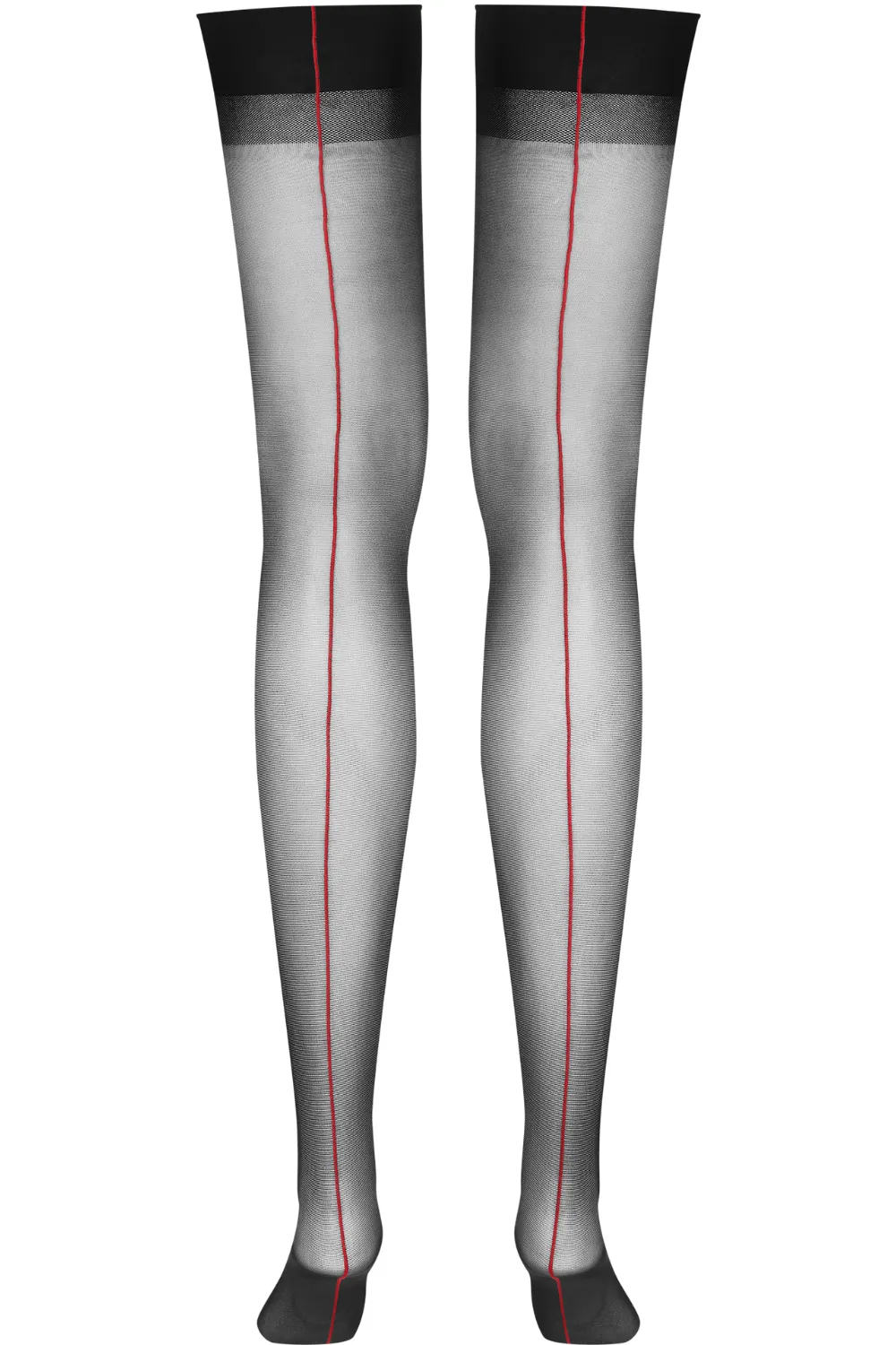 Red Seam Stockings 20 Denier