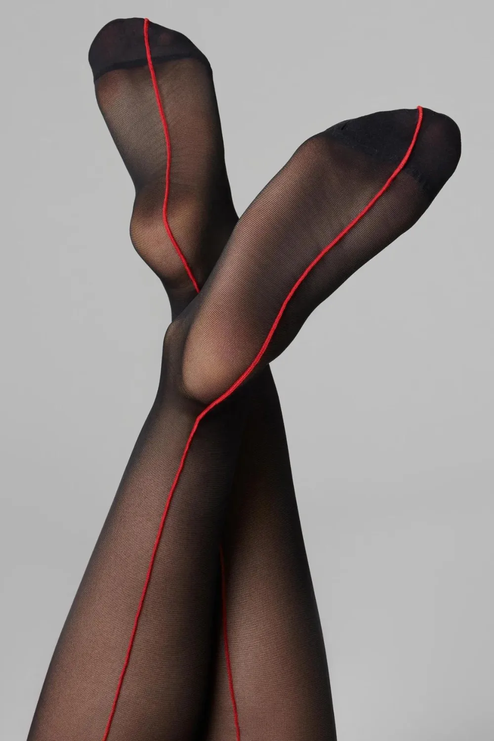 Red Seam Stockings 20 Denier