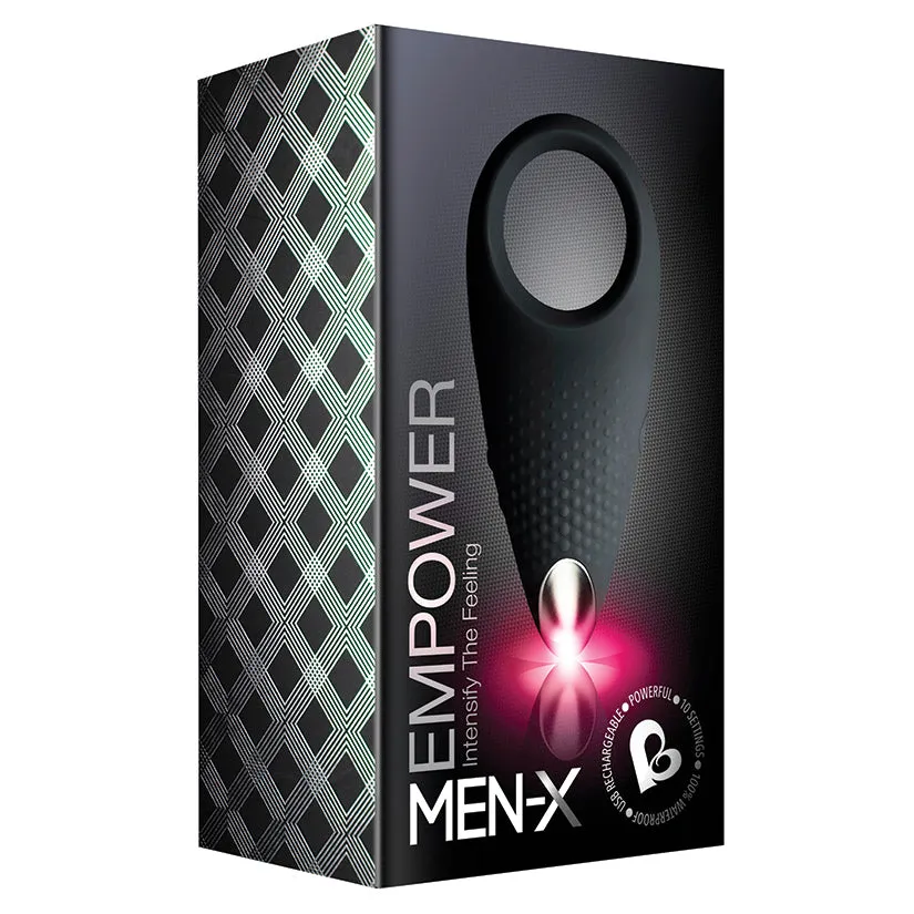 Rocks Off Men-X Empower Couples Stimulator - Black