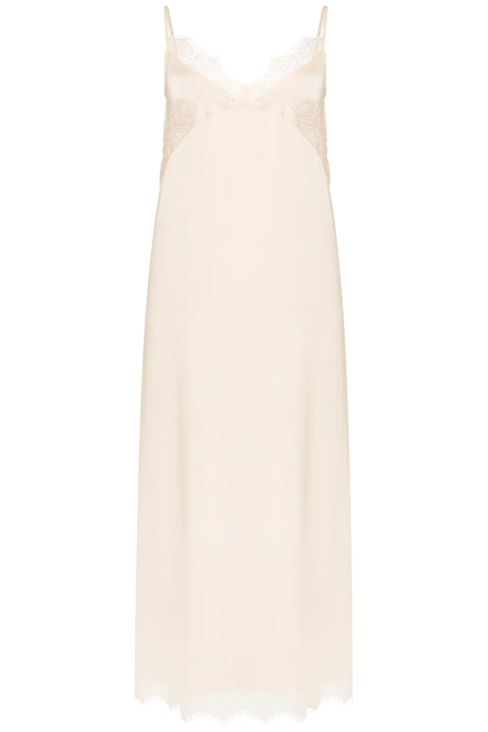 Satin Secrets Long Nightdress in Rose Sakura. Size 1 (UK 8-10)