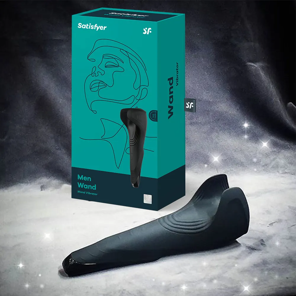Satisfyer Men Wand Male Masturbator Vibrating Penis Stroker Rechargeable Sex Toy