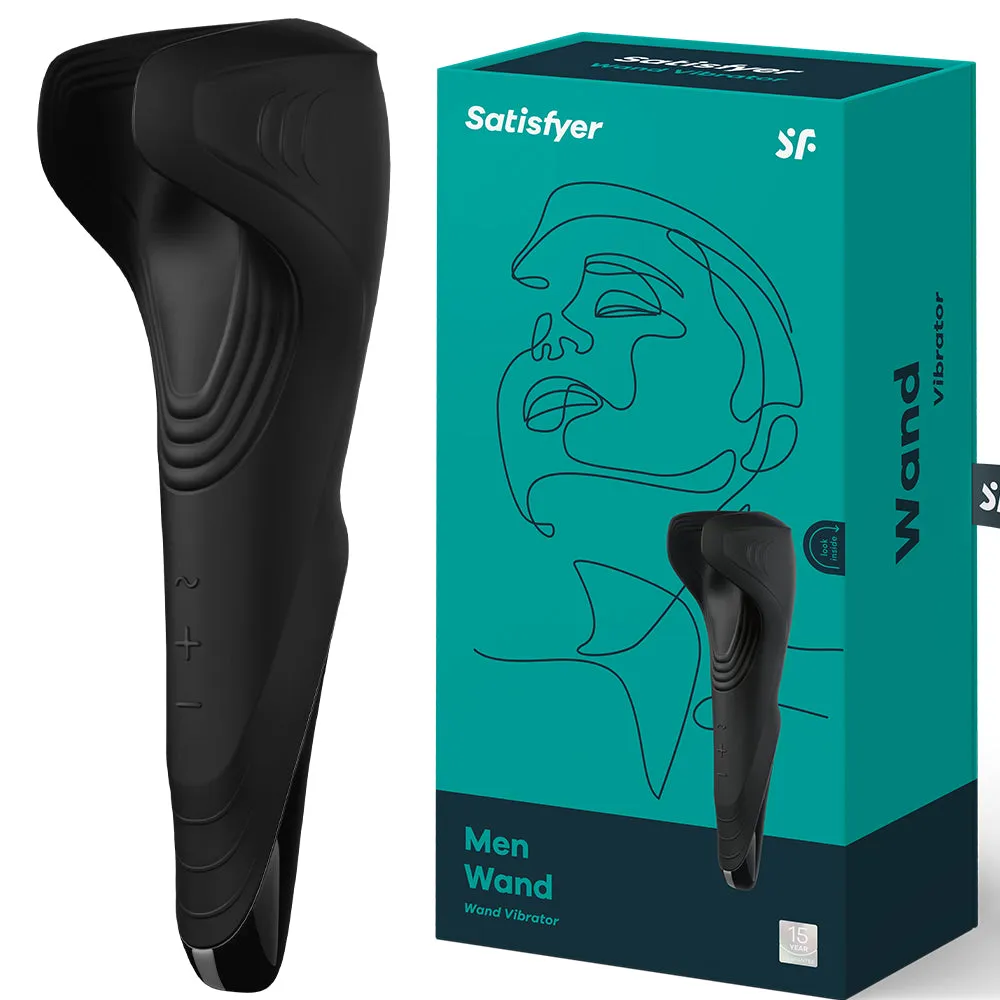 Satisfyer Men Wand Male Masturbator Vibrating Penis Stroker Rechargeable Sex Toy