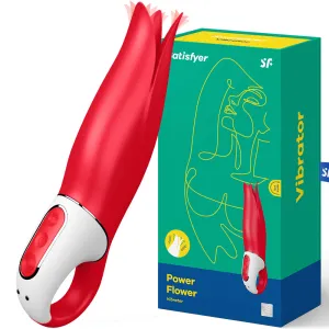 Satisfyer Power Flower G Spot Clitoral Stimulator Vibrator Rechargeable