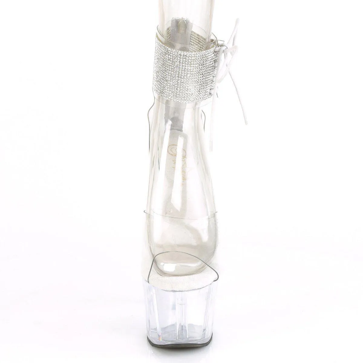 SS-ADORE-724RS Exotic Sandal | Clear Vinyl