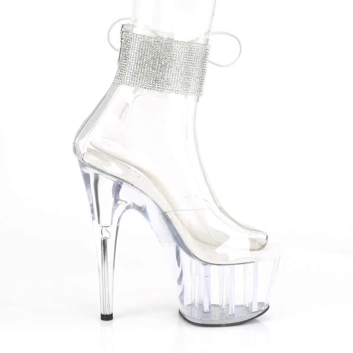 SS-ADORE-724RS Exotic Sandal | Clear Vinyl