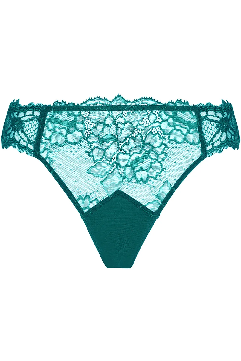 Sublime En Dentelle Italian Brief in Green
