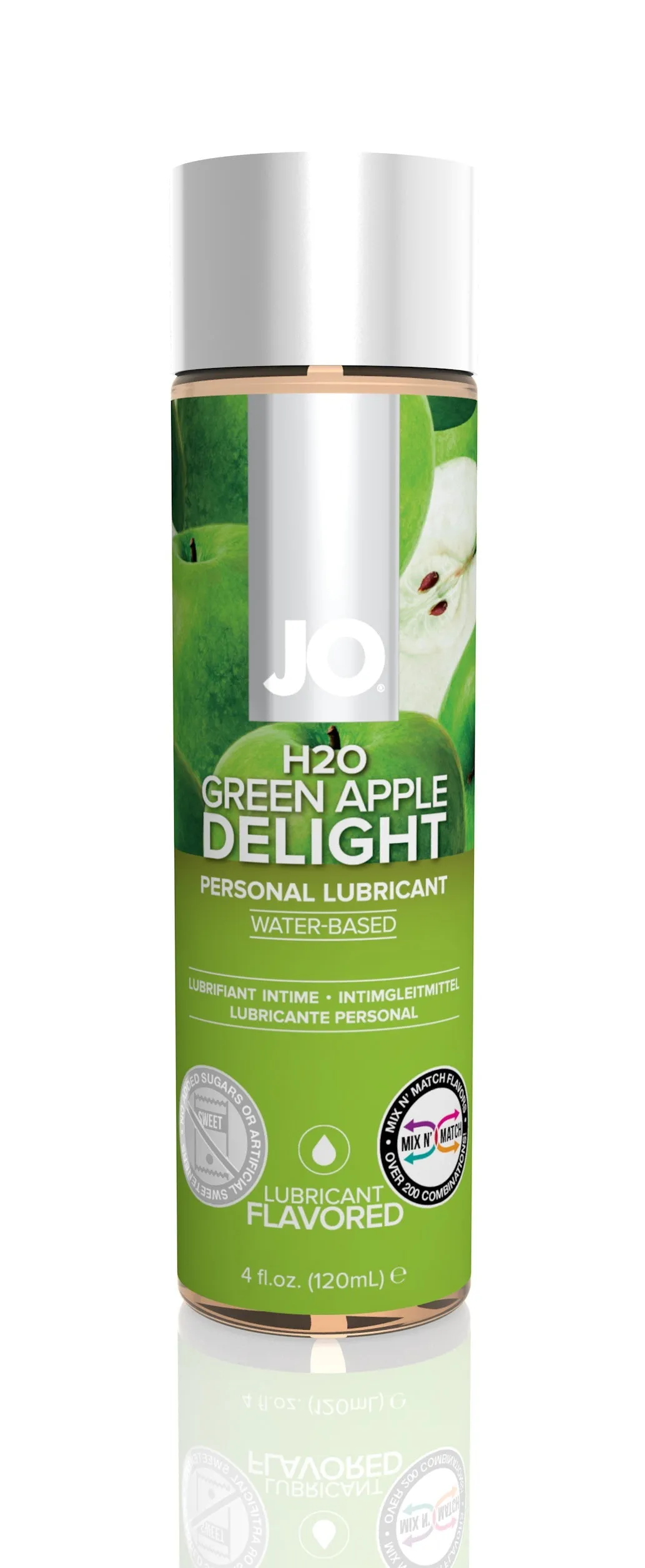 System JO H2O Flavored Green Apple Personal Lubricant Oral Sex Lube 120ml