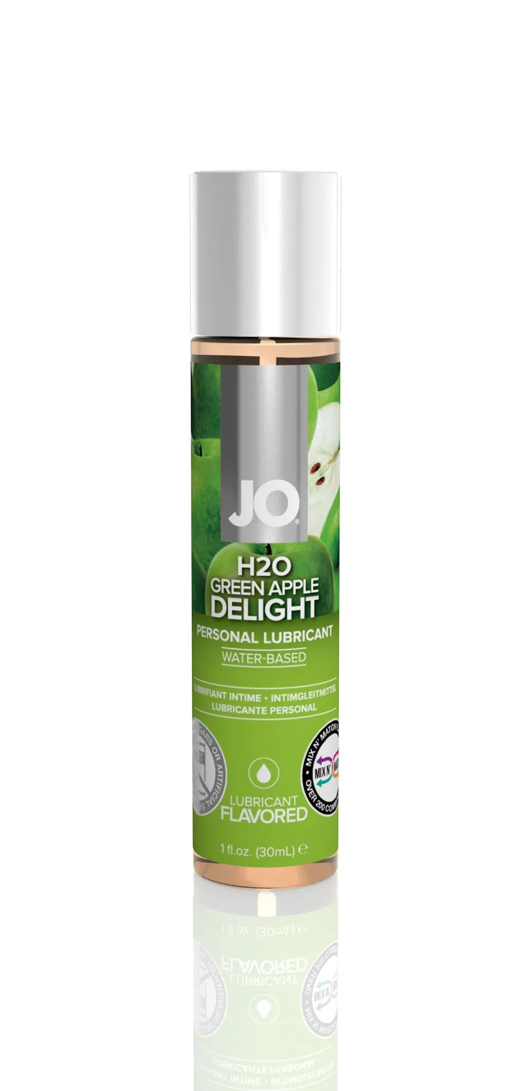 System JO H2O Flavored Green Apple Personal Lubricant Oral Sex Lube 30ml