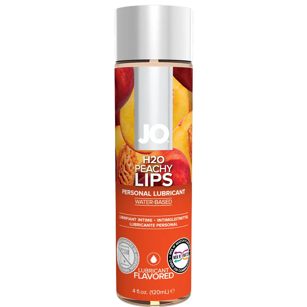 System JO H2O Flavored Peachy Lips Personal Lubricant Oral Sex Lube 120ml
